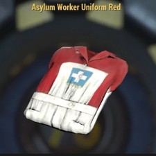 Fallout 76 Asylum Uniform RED