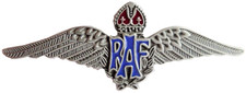 Royal Air Force RAF Sweetheart Wings Pin Badge - MOD Licensed