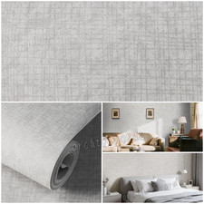 6X Plain Grey Stripe Textured