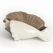 Poole Pottery Conch Shell Vase