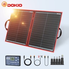 Portable 100W Foldable Solar Panel for Remote Camping, Caravans, and Travel