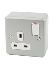 MK K2977ALM 1 Gang Metal Clad