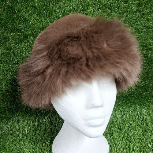 Faux fur hat - fur, womens