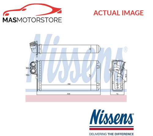 Heater radiator exchanger lhd - radiator,
