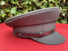 Black Chauffeur Style Peaked