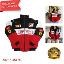 Ferrari Racing Jacket Vintage Style Nascar Bomber, F1 Ferrari Jacket Unisex UK
