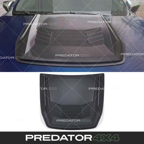 Black bonnet hood - hood, scoop