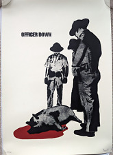 Dolk Officer Down 2007 Screenprint 27/500 Burger King Charles Blue lives matter