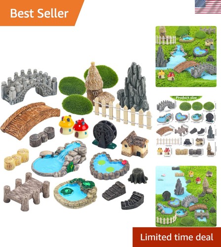 Multicolor fairy garden - multicolor,