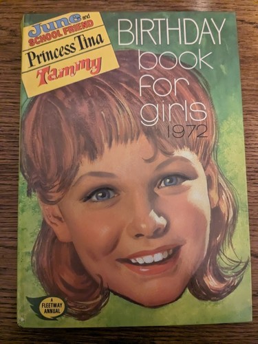 Birthday book for girls - book, 1972