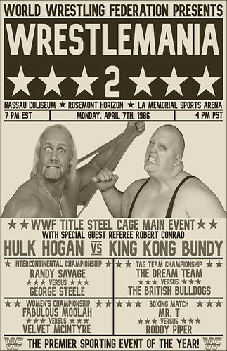 Vintage wrestlemania hulk - 2,