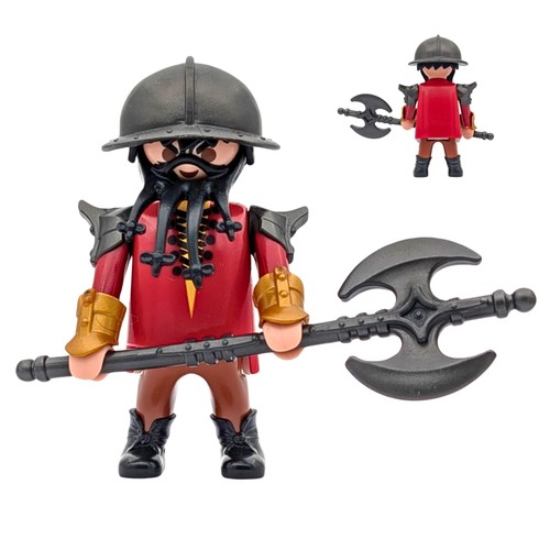 Playmobil red dwarf figure - red,
