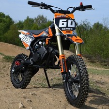 2025 Model XTM MX60 Kids 60cc Automatic Petrol 2-Stroke Mini Dirt Bike - Orange
