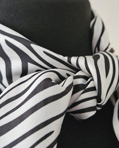 Black white zebra - black, print