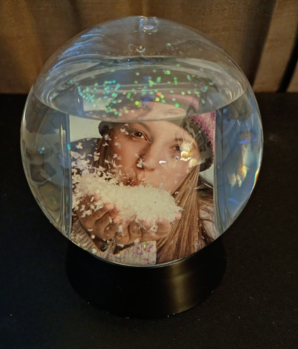 Photo snow globe plastic - globe,