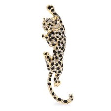 Big Climbing Leopard Brooch