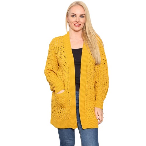 Women marl knitted pocket - knitted, 2