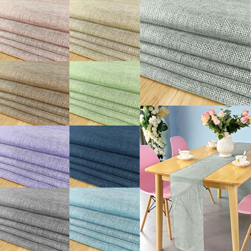 Hessian jute table runners - table,