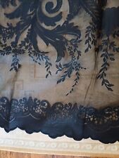 Laura Ashley Black Lace Panel RARE