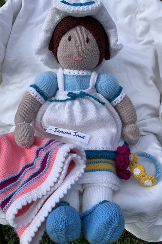 Jemima jane hand knitted rag - hand,