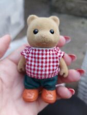 Sylvanian Families Vintage J Sainsbury's Shop Owner Bear Figure Calico Critters