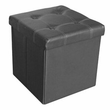 Single Folding Storage Ottoman