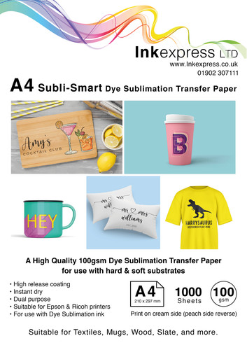 100gsm subli smart hr - a4,