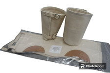 Webbing Anklets White Cotton Canvas Leggings Ankle Gaiters Leather RN ratings