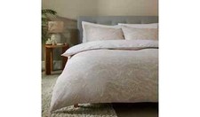 Habitat Leaf Print Natural Bedding Set - Single (1579)