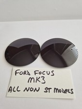 FOCUS MK3 (NON ST MODELS) MEDIUM SMOKE GREY TINT ACRYLIC FOGLIGHT PROTECTORS