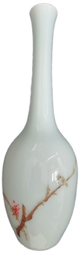 Japanese porcelain vase red - japanese,
