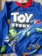 Toy Story Toddler Boy Pjs Size 1 1/2-2 Years Good Condition Disney Long Sleeve