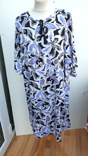 Carole Hochman Kaftan nightgown dress new size MEDIUM black QVC