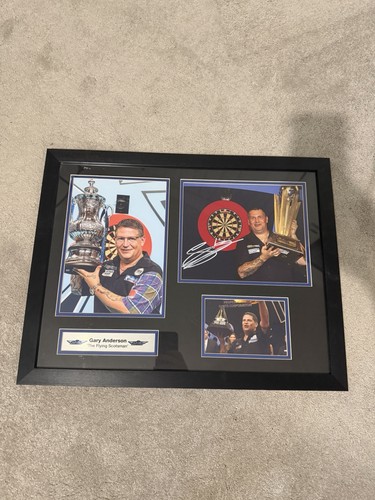 Signed gary anderson darts - gary,