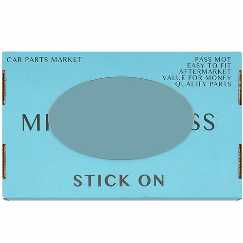 Blue convex wing - blue, mirror