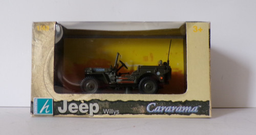 Cararama jeep willys 2a - cararama, cj-2a