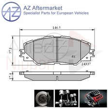 Fits Toyota RAV4 2005- Auris