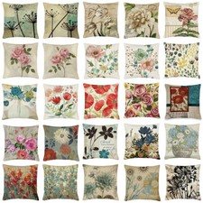 Vintage Wild Flowers Pillow