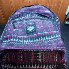 Hot Tuna Tribal Pattern Beach/school Backpack 4 Compartments All Good Smoke-free