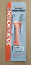 EIGHT SETS of SPEAR & JACKSON Line Pins & Builders Line. MADE IN ENGLAND.