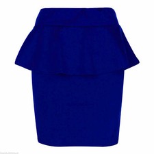 New Womens Ladies Peplum Frill