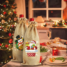 VEYLIN Burlap Wine Bags