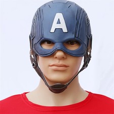 Cosplay Captain America Mask Avengers Endgame Mask Superhero Halloween Props UK