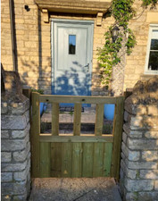 Wooden Garden Gate Pedestrian