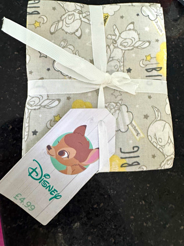 Disney bambi fat quarters - 5,