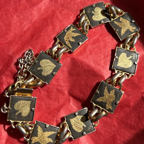 Vintage damascene gold tone - vintage,