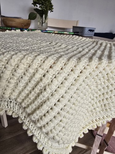 Crocheted baby blanket - crocheted,
