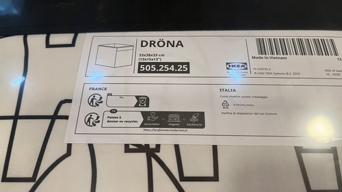 Ikea drona storage box - box, for