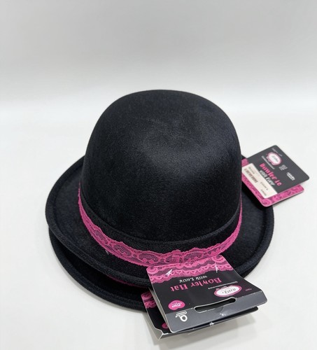 Pack black bowler hats with - pack,