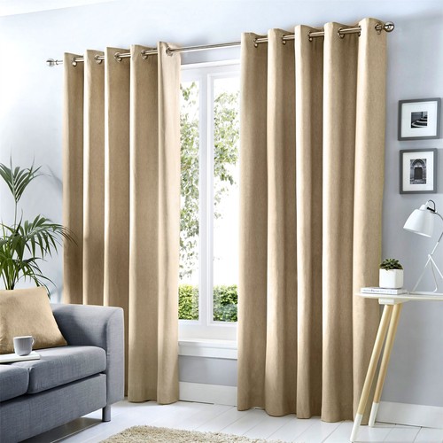 Eyelet curtains 100 cotton - curtains, 100%